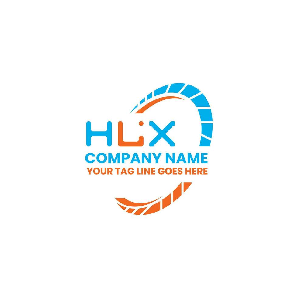 HLX letter logo creative design with vector graphic, HLX simple and modern logo. HLX luxurious alphabet design