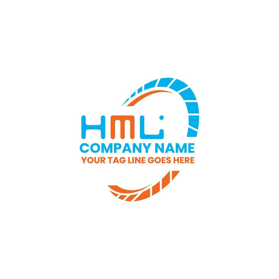 HML letter logo creative design with vector graphic, HML simple and modern logo. HML luxurious alphabet design