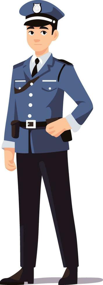 police character vector design