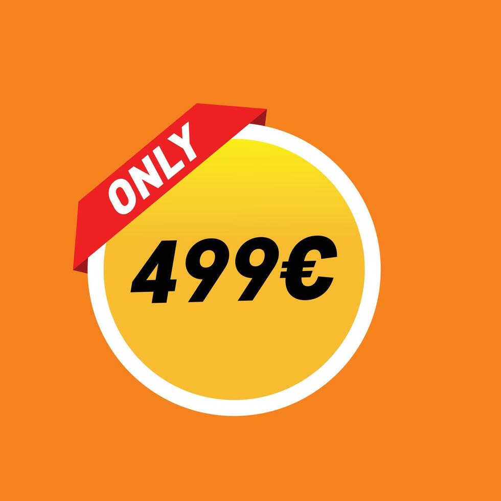 499-euro-only-coupon-sign-or-label-27432254-vector-art-at-vecteezy