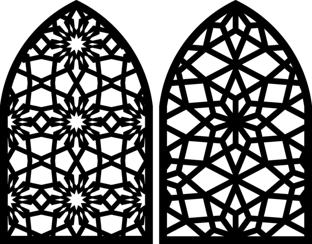 Simple Vector Pattern for Laser Cutting, Decoration, and Ornament. Metal design, wood carving, vector