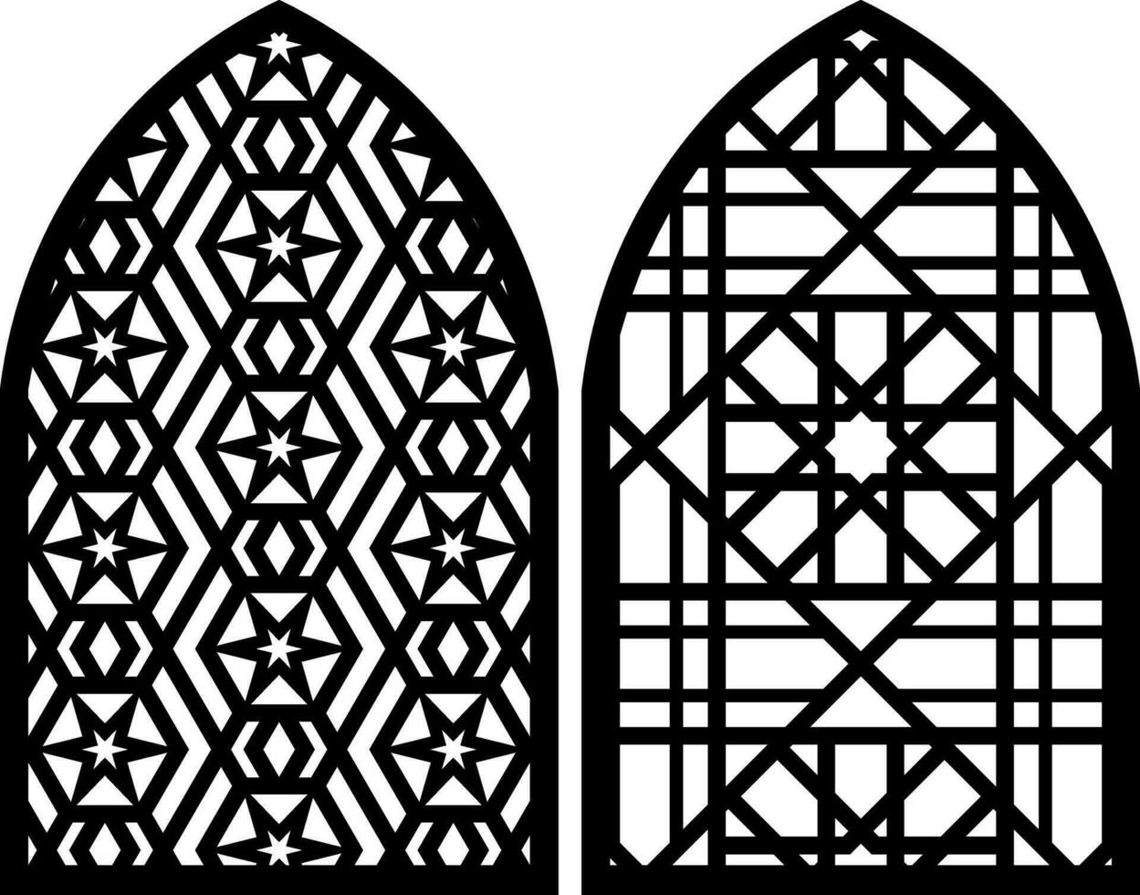 Simple Vector Pattern for Laser Cutting, Decoration, and Ornament. Metal design, wood carving, vector