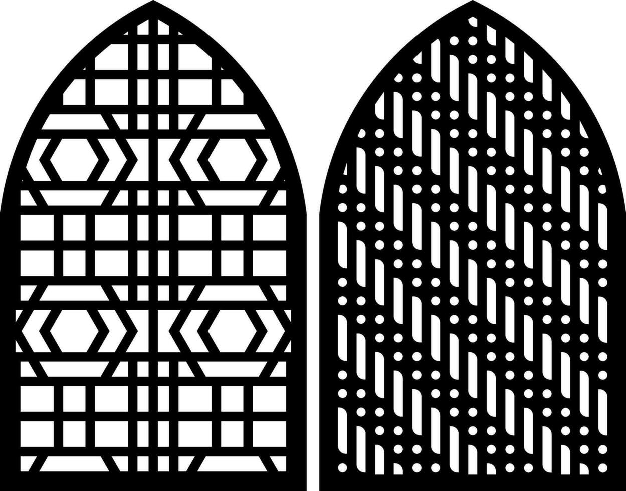 Simple Vector Pattern for Laser Cutting, Decoration, and Ornament. Metal design, wood carving, vector