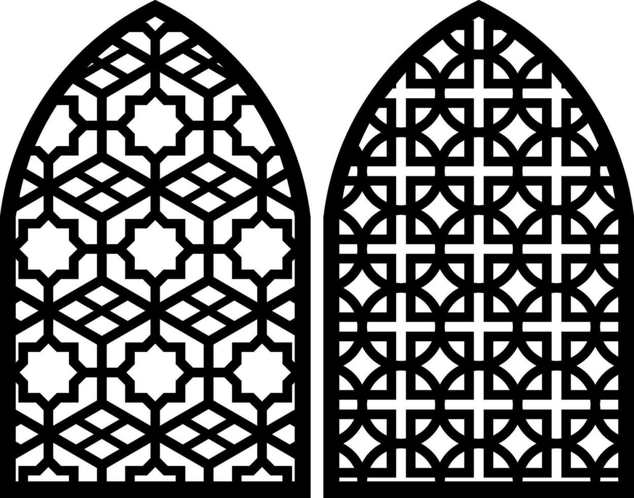 Simple Vector Pattern for Laser Cutting, Decoration, and Ornament. Metal design, wood carving, vector