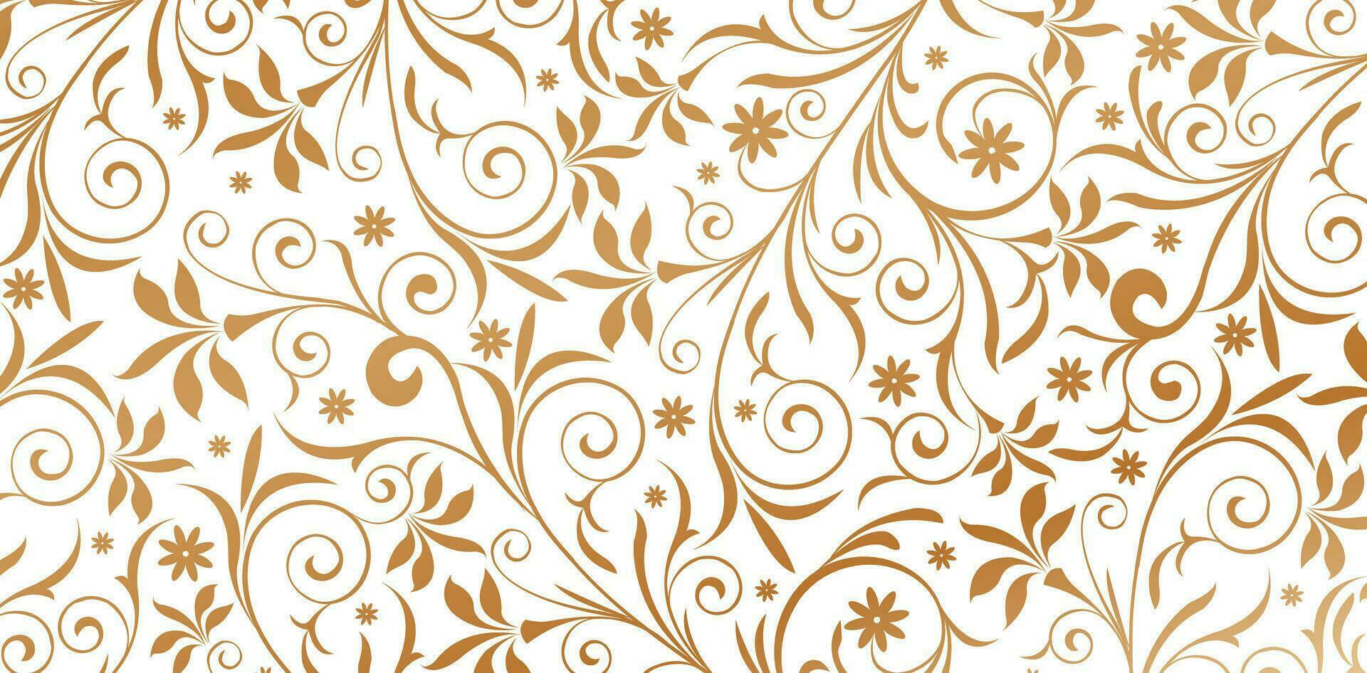 vector ilustración ornamento dorado colores modelo con hojas y chinos en un blanco antecedentes para de moda moderno fondos de pantalla o textil, libros cubiertas, digital interfaces, huellas dactilares plantillas