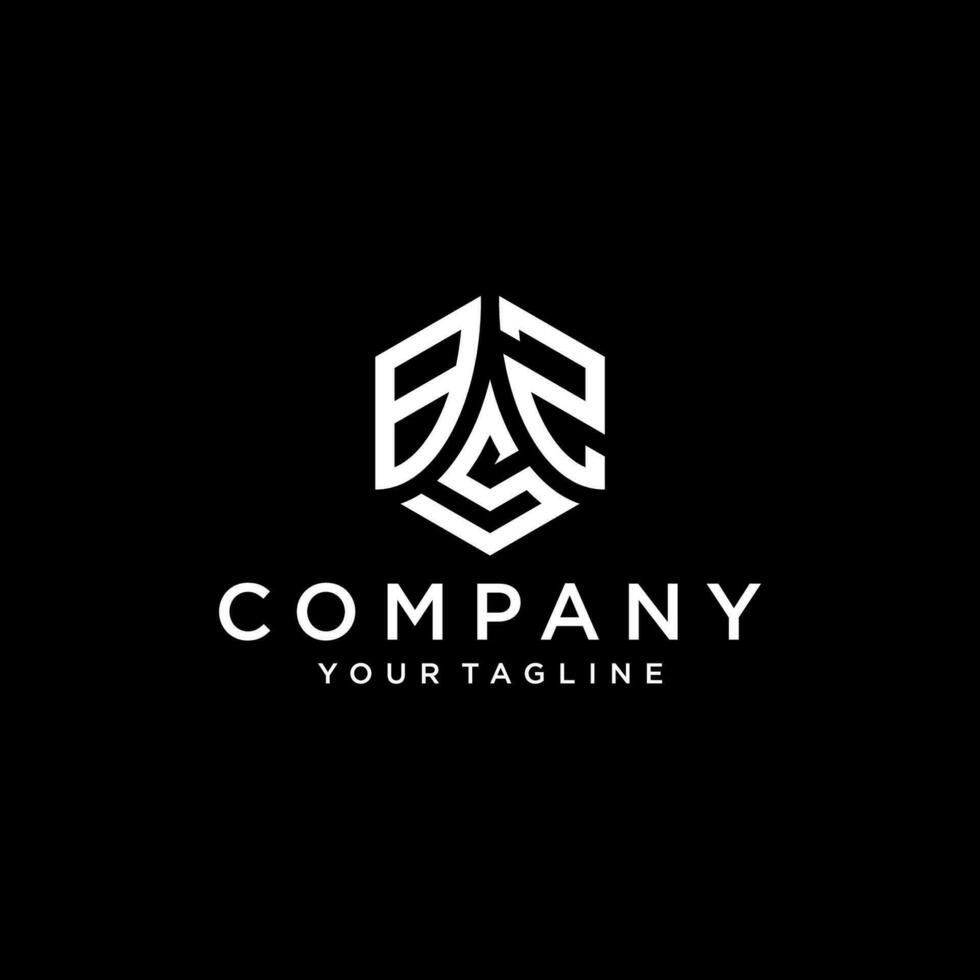 BZS hexagon logo vector, develop, natural, luxury, modern, finance logo, strong, suitable for your company. vector