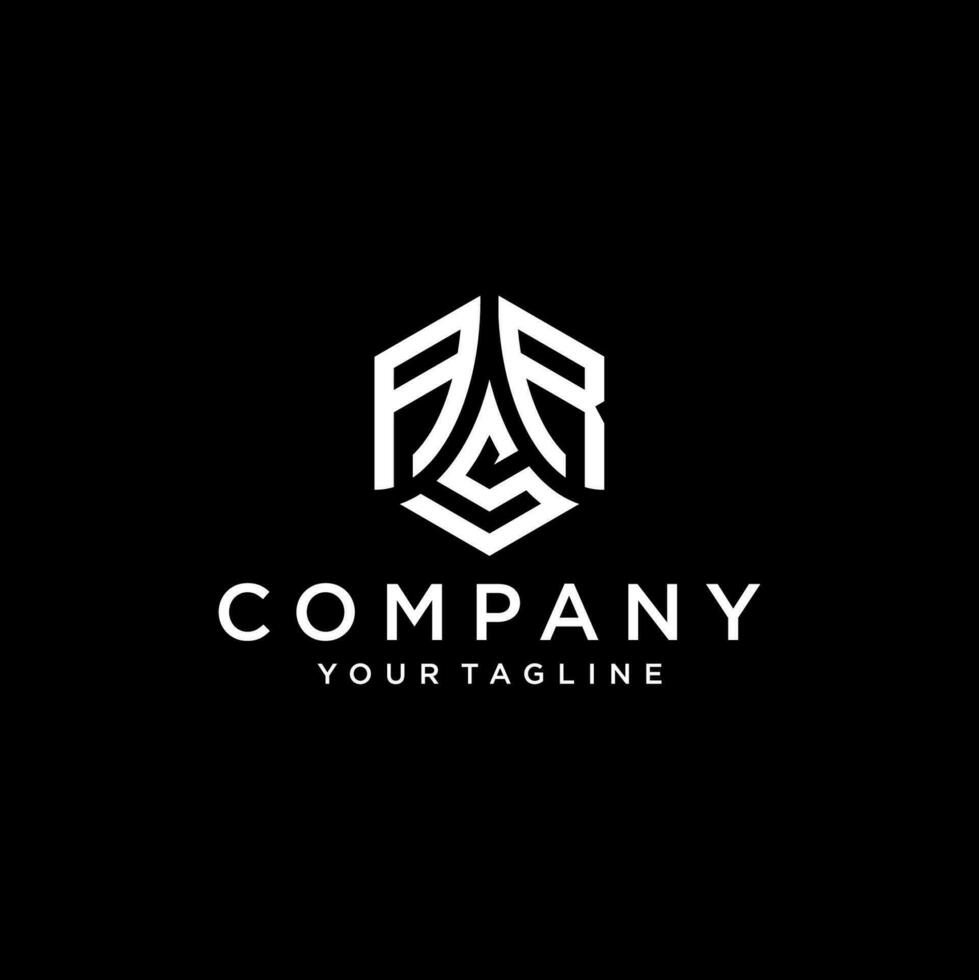 ARS hexagon logo vector, develop, natural, luxury, modern, finance logo, strong, suitable for your company. vector