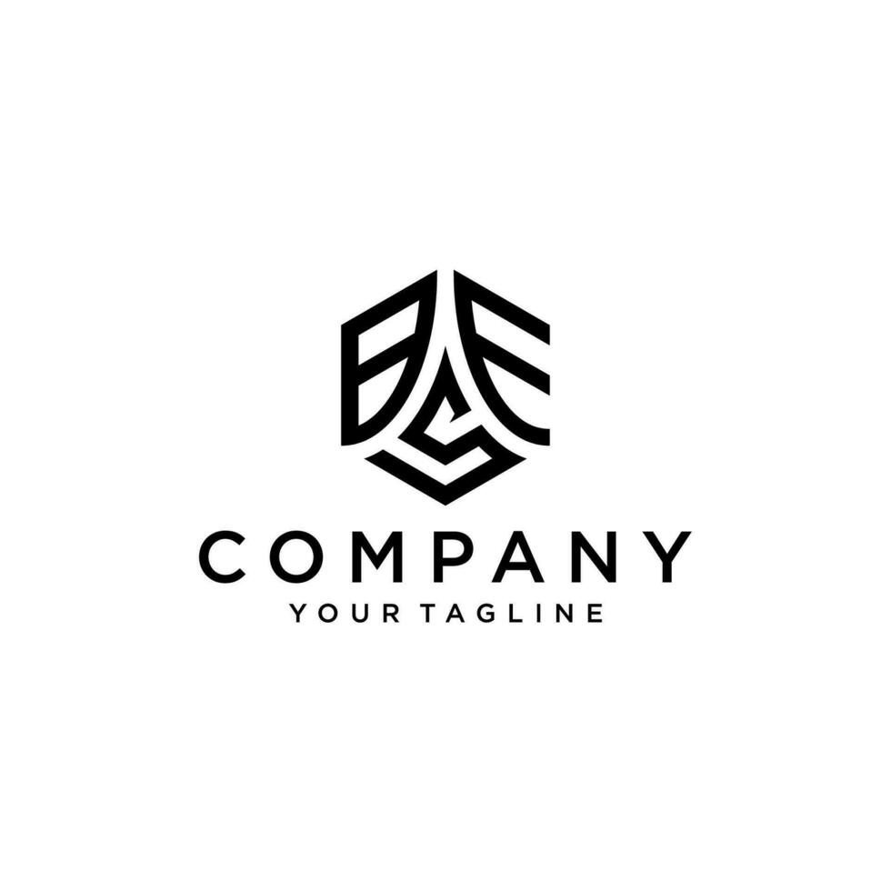 BES hexagon logo vector, develop, natural, luxury, modern, finance logo, strong, suitable for your company. vector