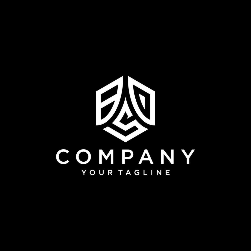 BDS hexagon logo vector, develop, natural, luxury, modern, finance logo, strong, suitable for your company. vector