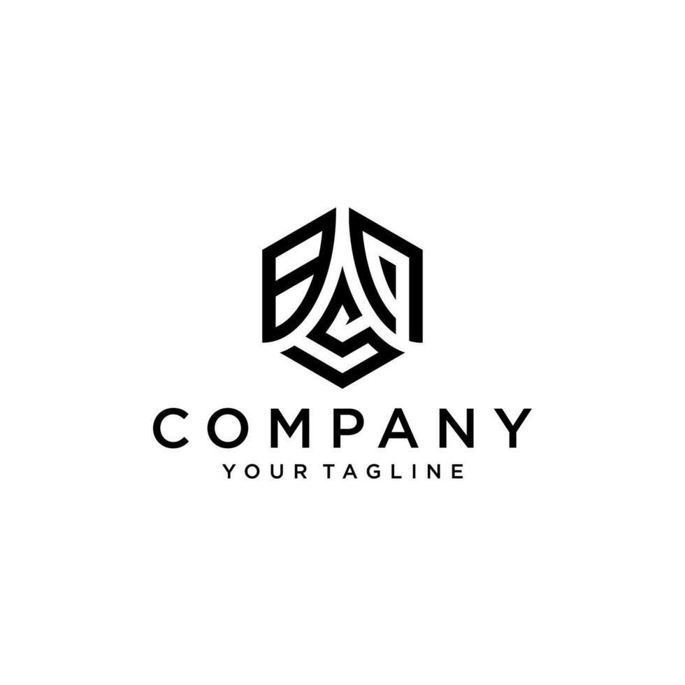 BPS hexagon logo vector, develop, natural, luxury, modern, finance logo, strong, suitable for your company. vector