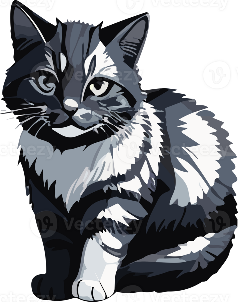 Cat Adventures Journeys with a Curious Explorer AI generative png