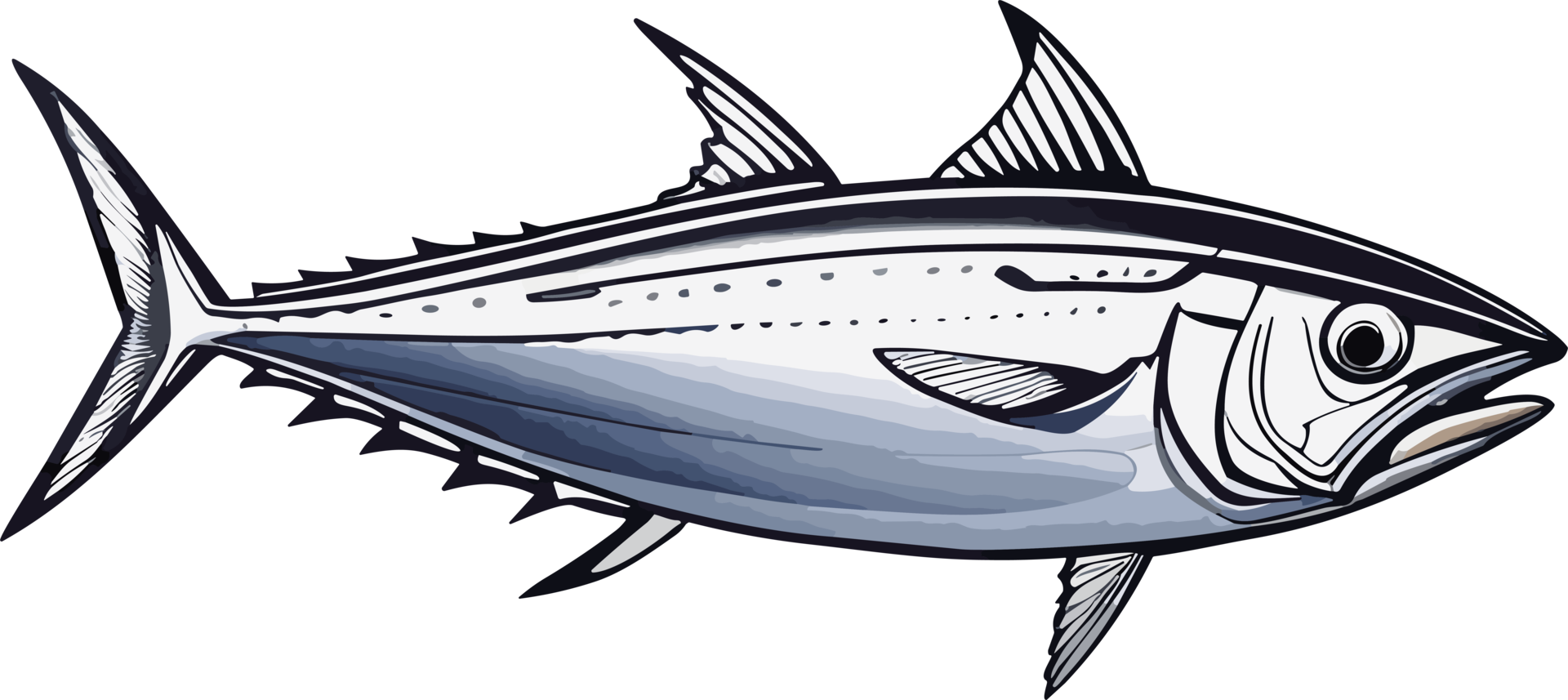 Culinary Artistry Exploring Tuna's Delicious Beauty through Images AI generative png