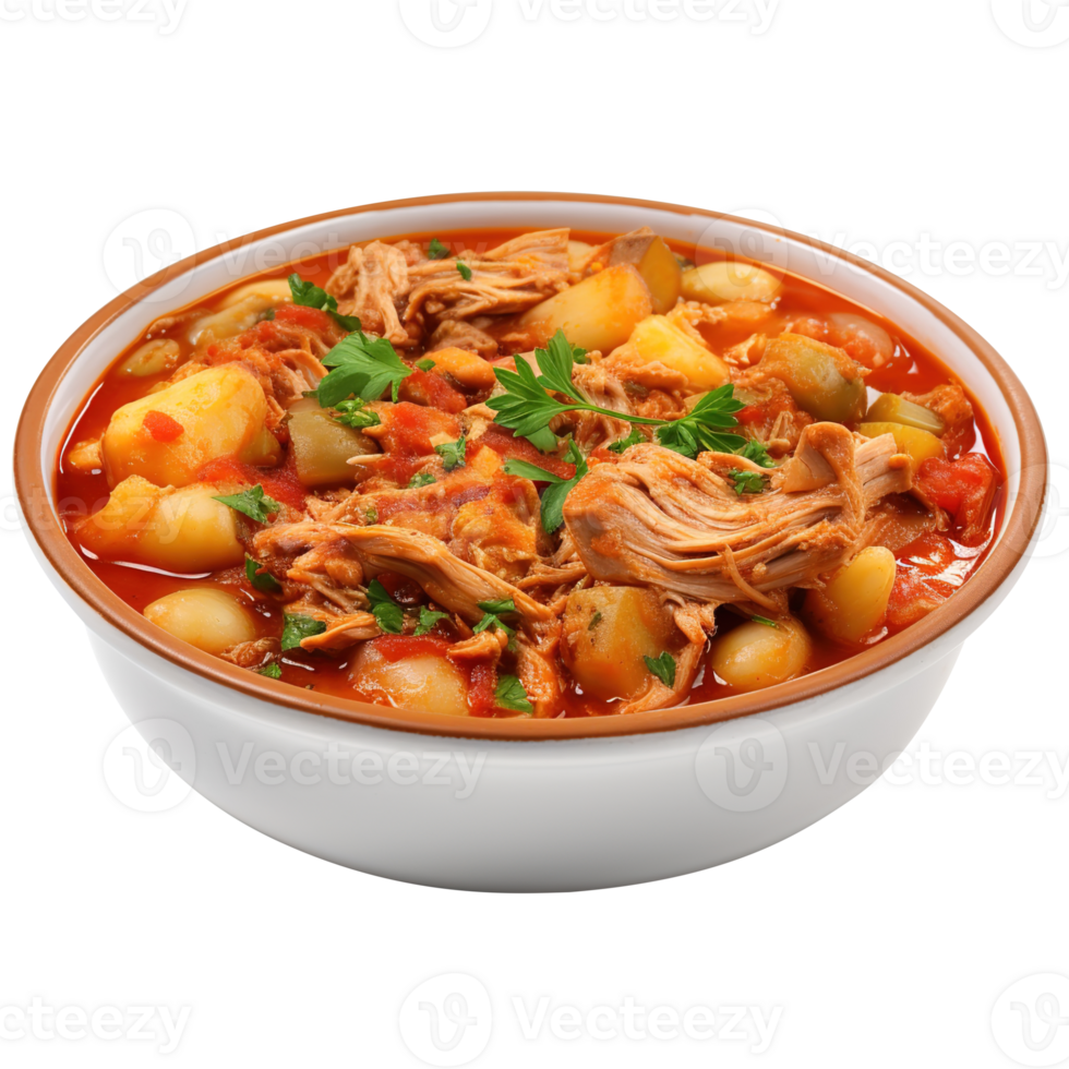 Delicious Brunswick Stew With Pork and Chicken, created with Generative AI png