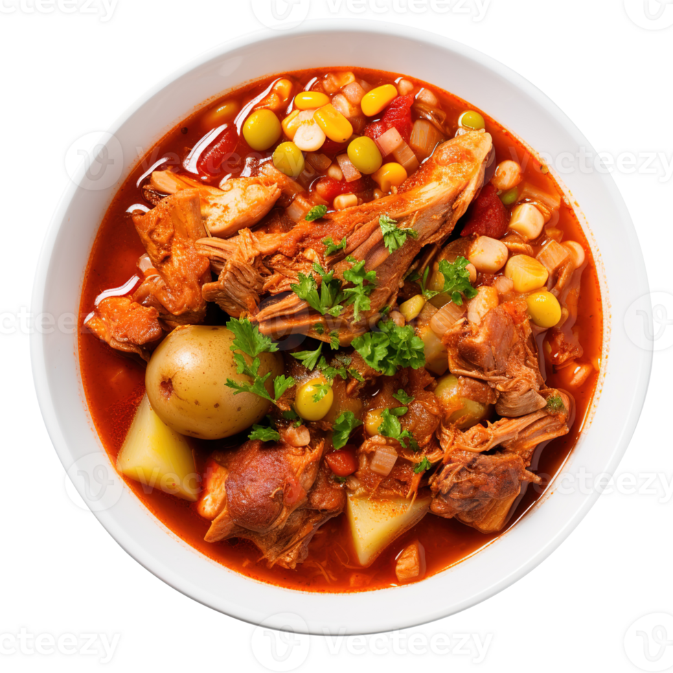 Delicious Brunswick Stew With Pork and Chicken, created with Generative AI png
