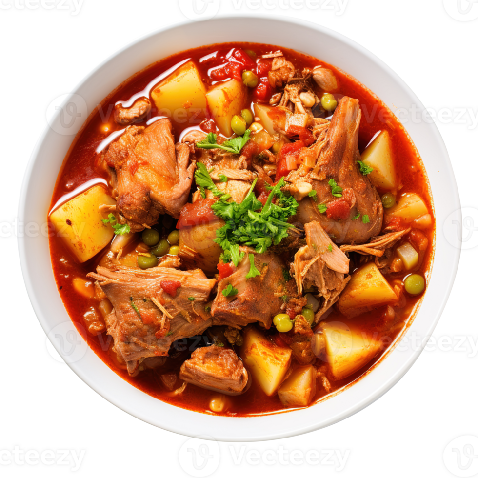 Delicious Brunswick Stew With Pork and Chicken, created with Generative AI png
