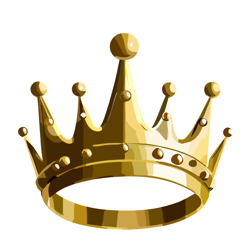 Crown transparent background,Ai generative png