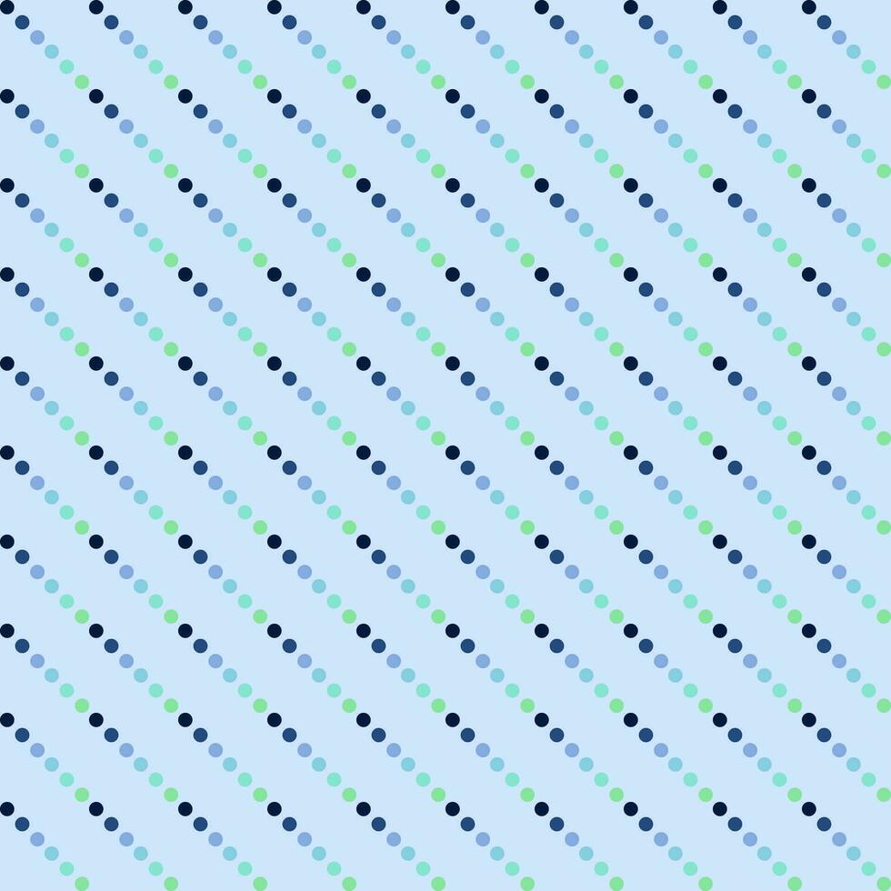 Seamless polka dots isolated on light blue background. vector