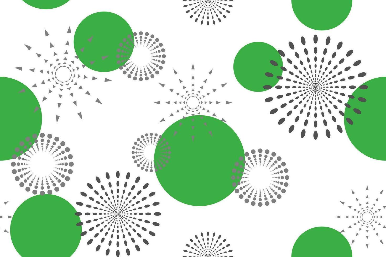 Abstract circles dot geometric background vector