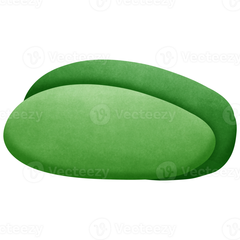 Green grass on the ground isolated on transparent background png