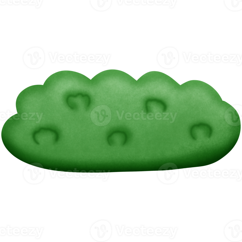 Green grass on the ground isolated on transparent background png