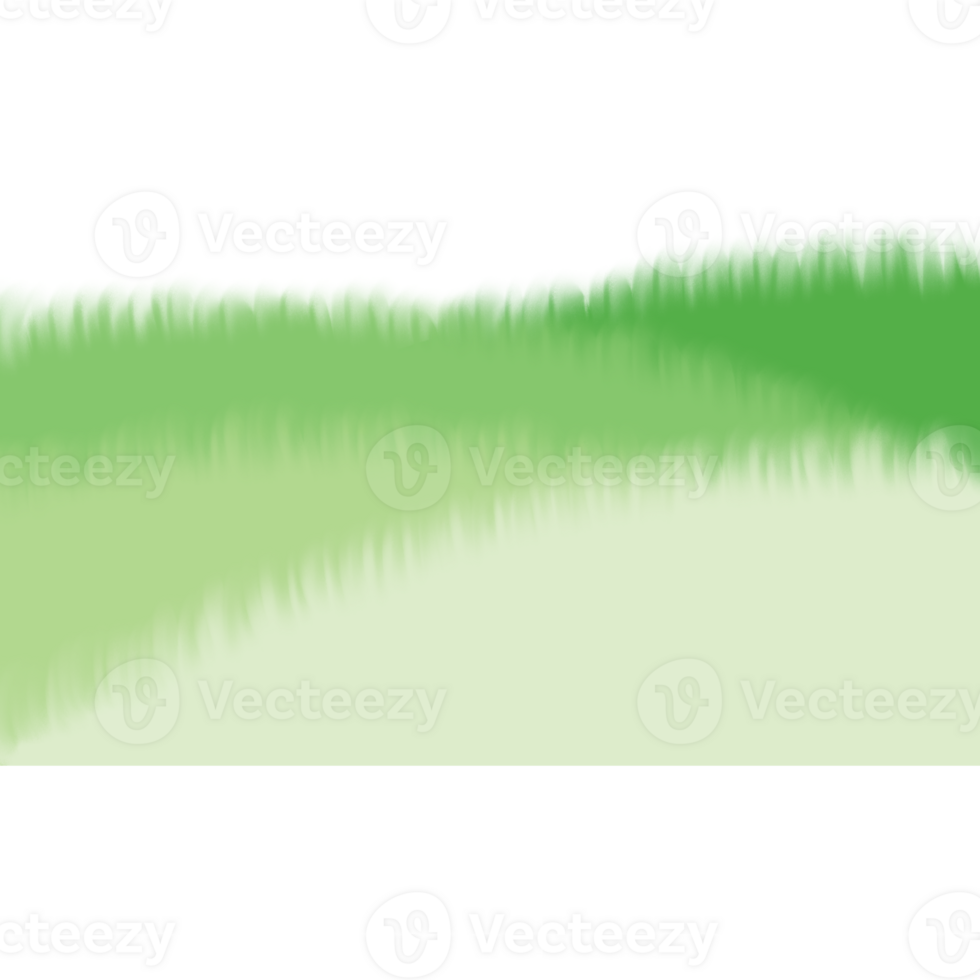 Green grass on the ground isolated on transparent background png