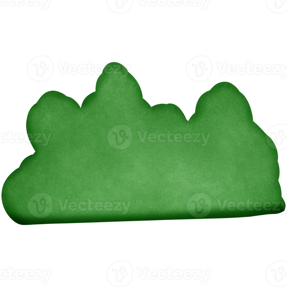 Green grass on the ground isolated on transparent background png