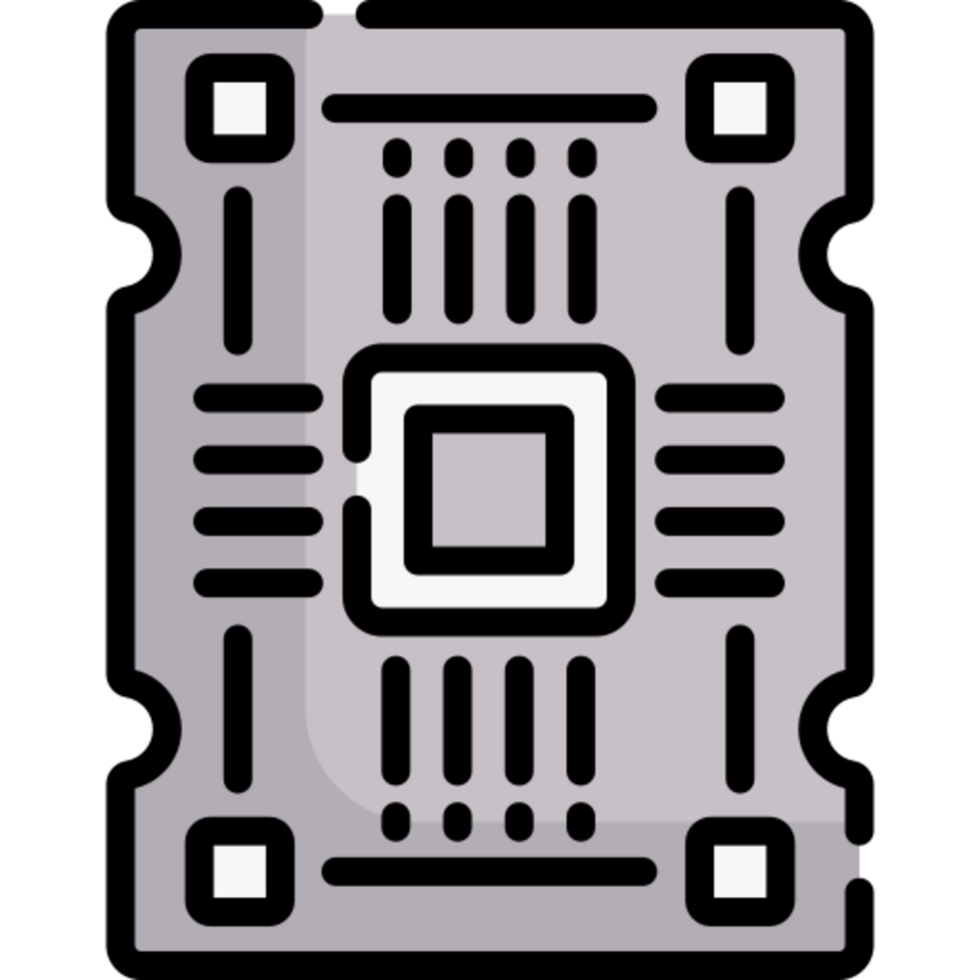 pcb borda ilustração Projeto png