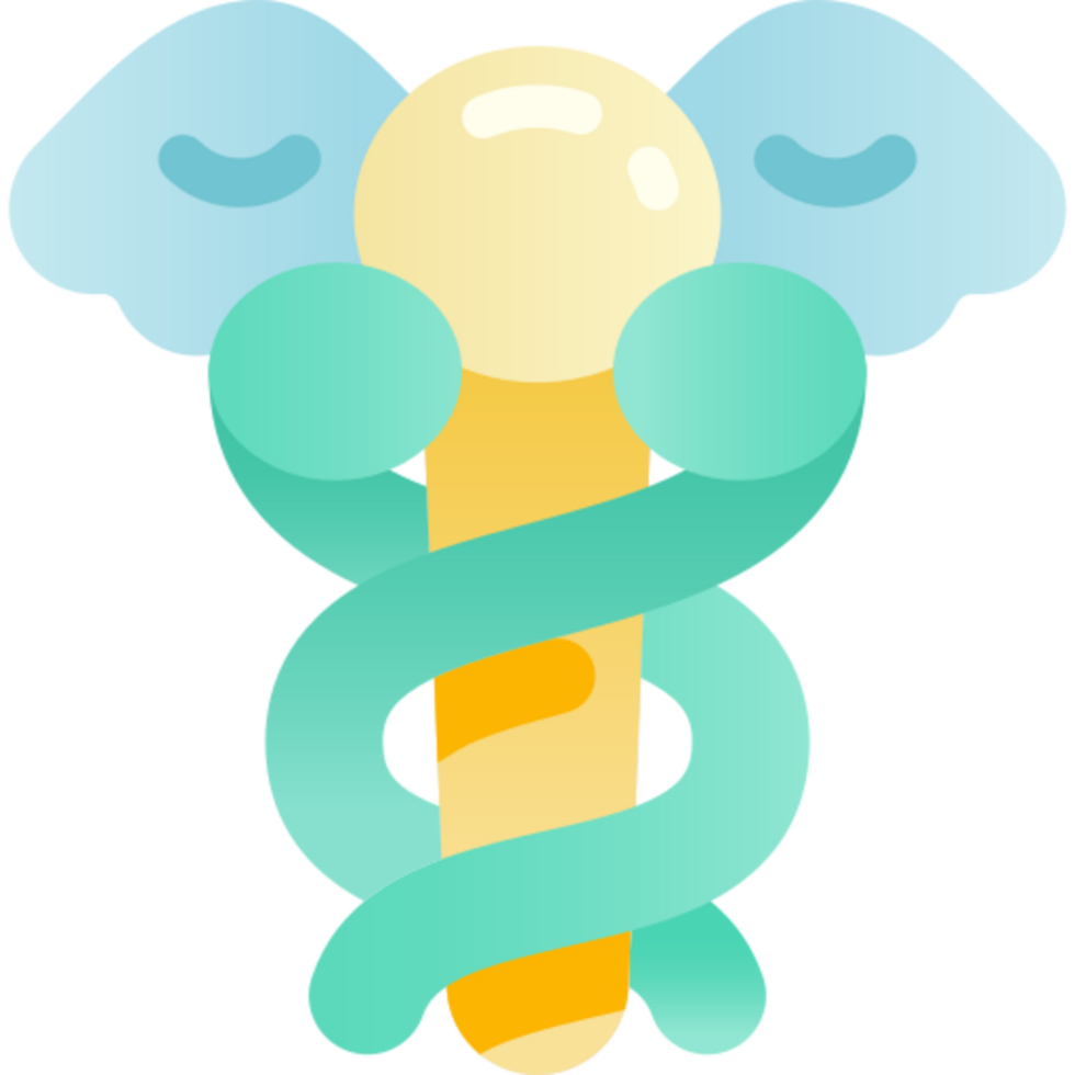 caduceus symbol illustration design png