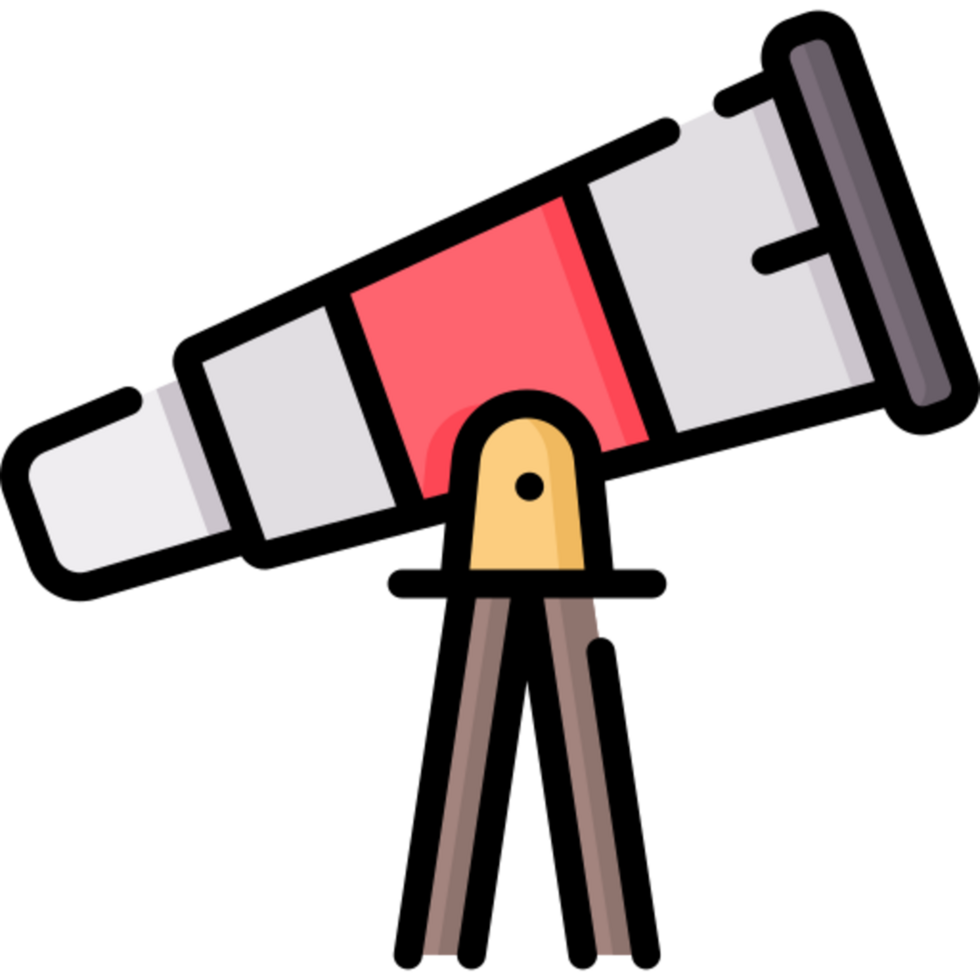 telescope illustration design png