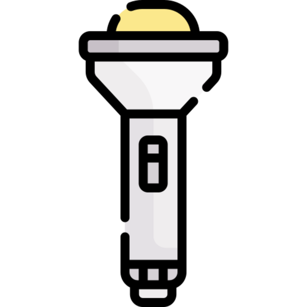 flashlight illustration design png