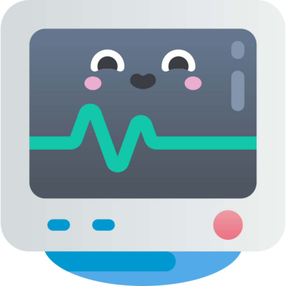 heart rate monitor illustration design png