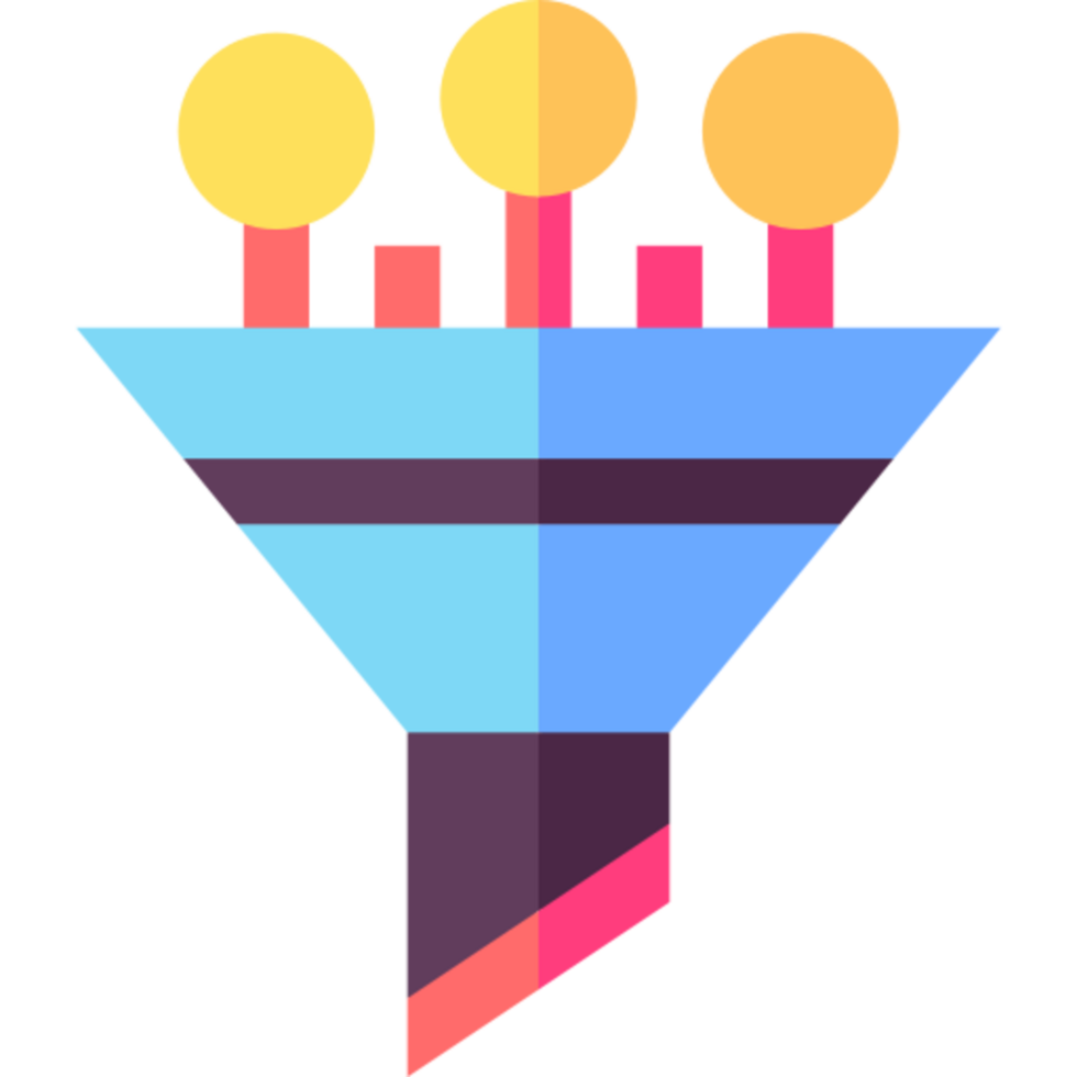 funnel illustration design png
