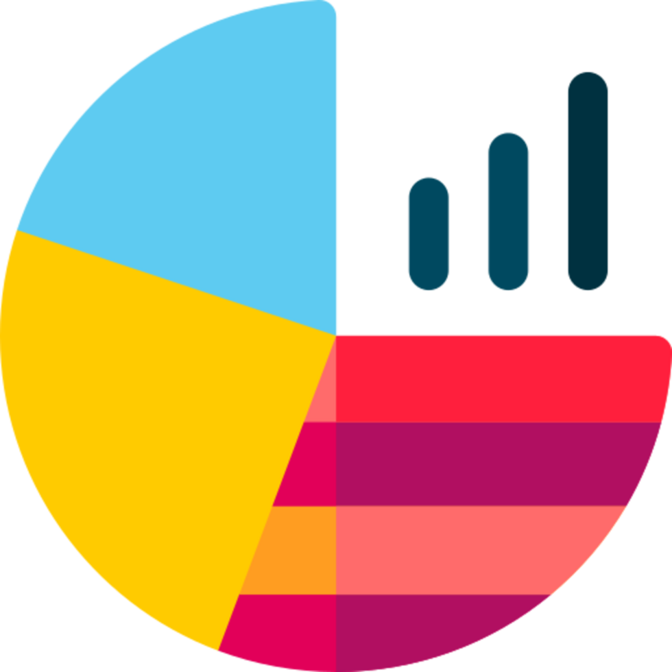 pie chart illustration design png