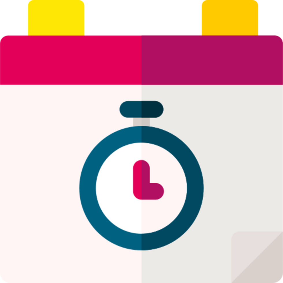 time management illustration design png