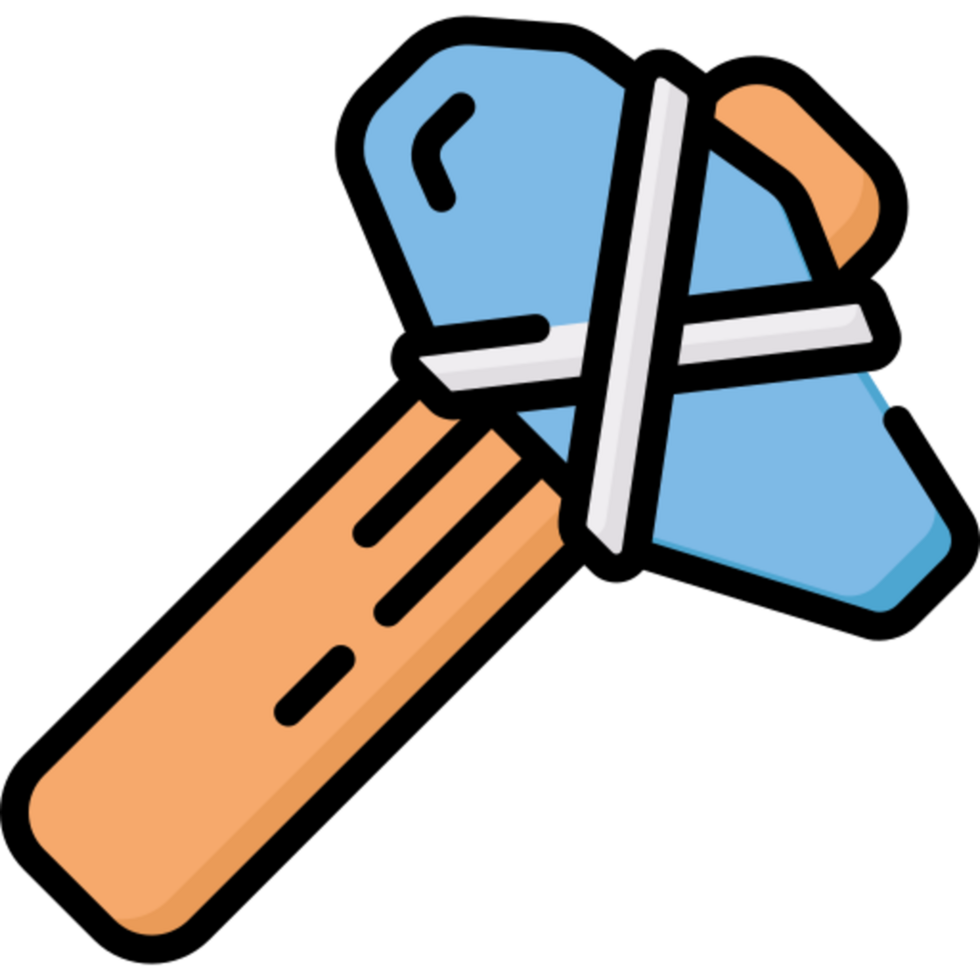 stone axe illustration design png
