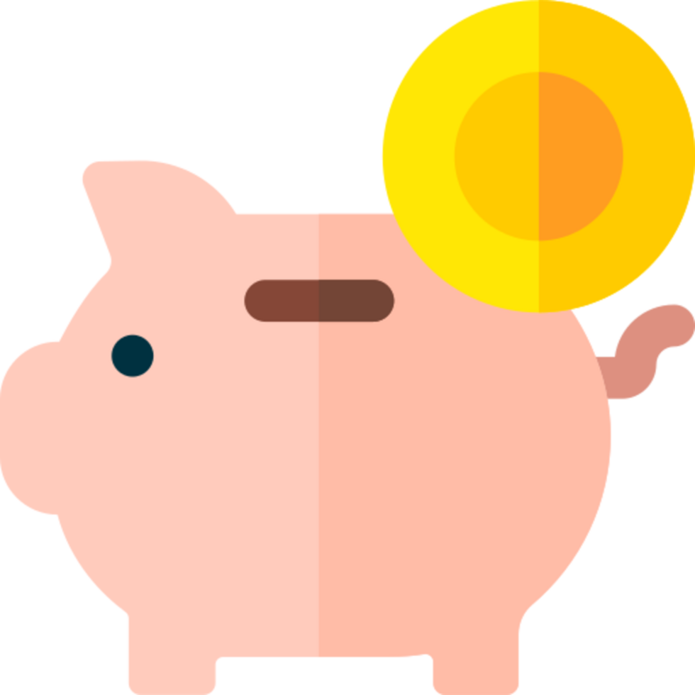 piggy bank illustration design png