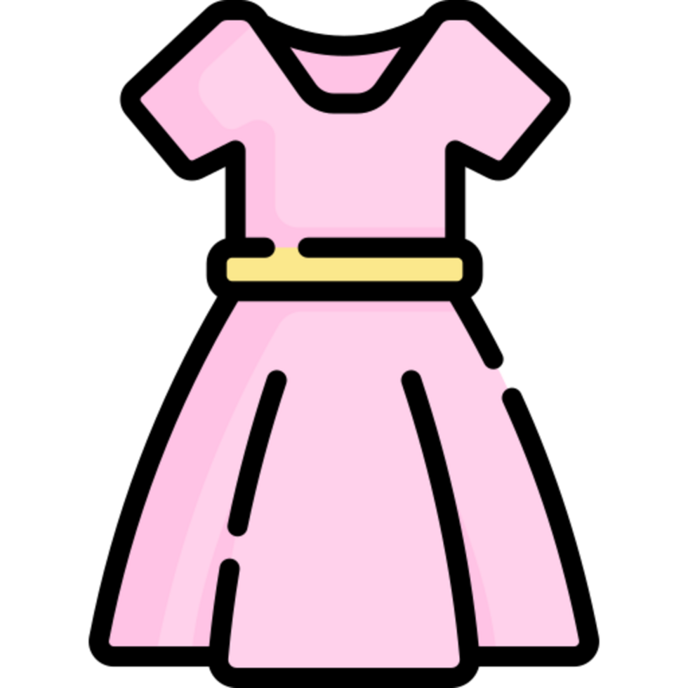 dress illustration design png