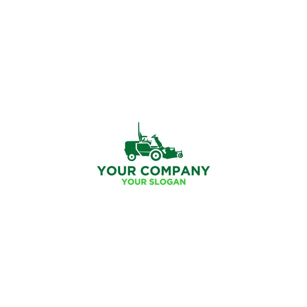 Lawn mower Logo Design Vector