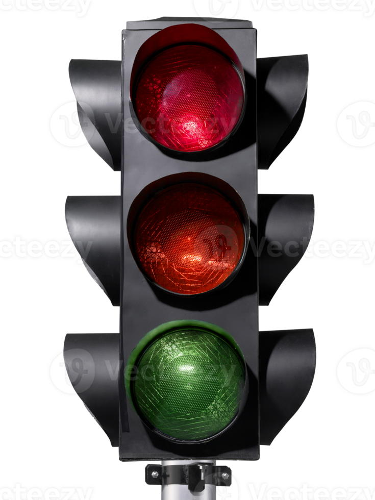 Traffic lights, transparent background png