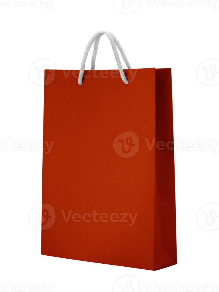 White empty Paper bag, transparent background png