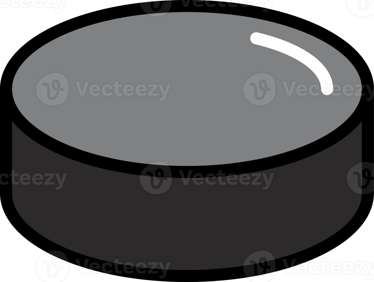 hockey color flat line icon png