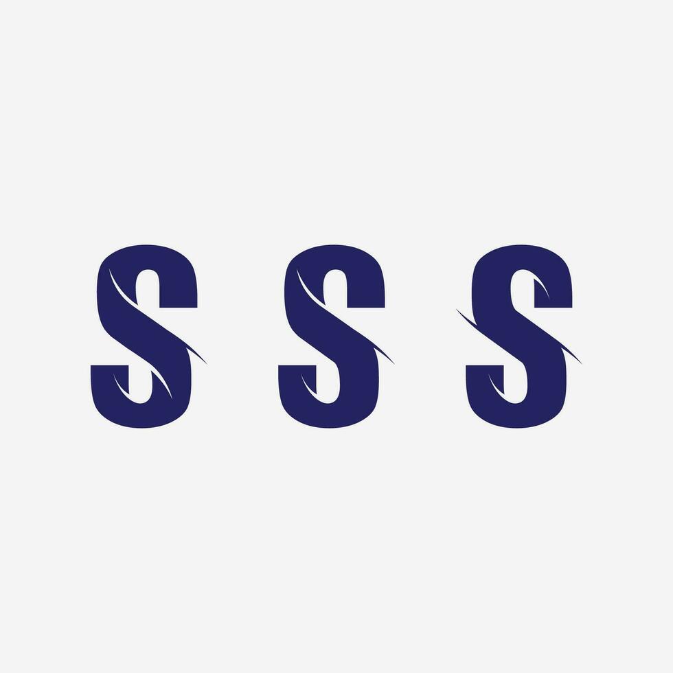 Business corporate letter S logo design vector. vector