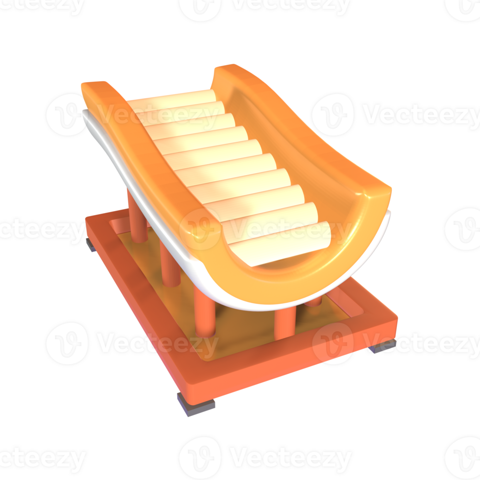 3D icon factory conveyor belt rendered isolated on the transparent background png