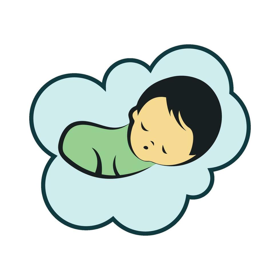 Baby logo vecto vector