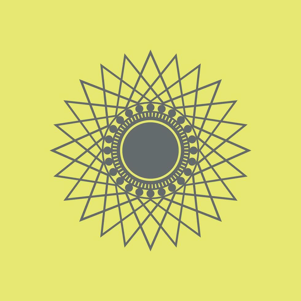 Ornament round set with mandala. Geometric circle element made in vector. Perfect set for any other kind of design vector