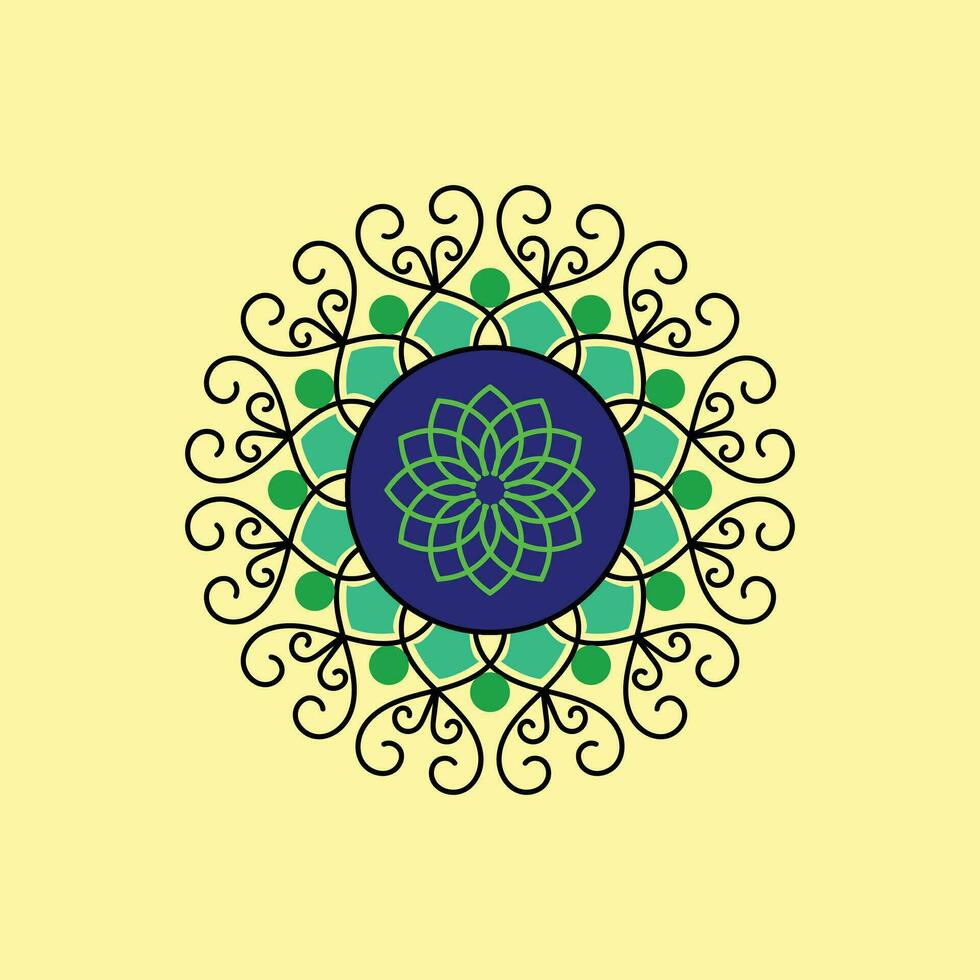Ornament round set with mandala. Geometric circle element made in vector. Perfect set for any other kind of design vector