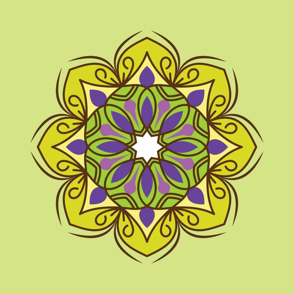 Ornament round set with mandala. Geometric circle element made in vector. Perfect set for any other kind of design vector