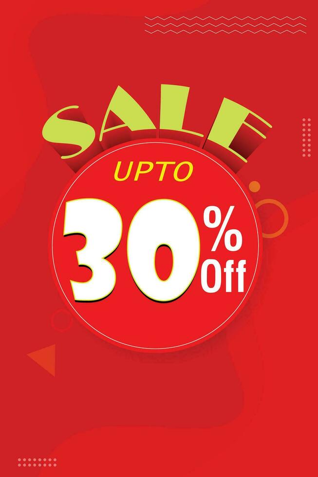 discount template for Price cut vector