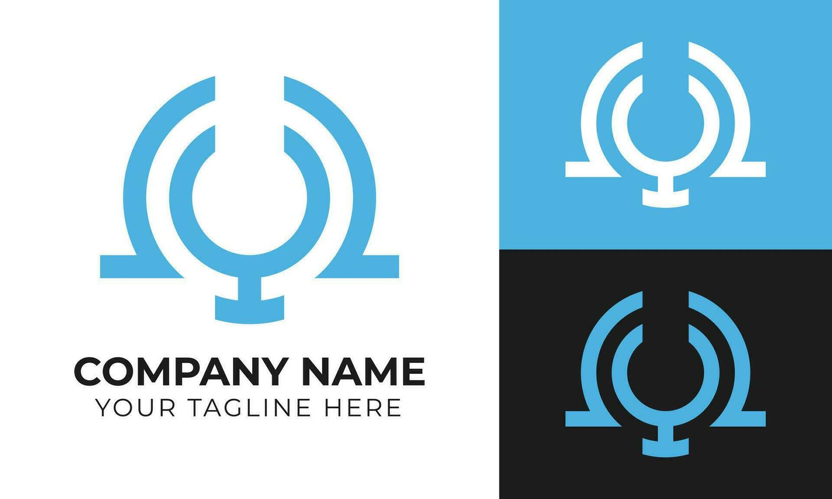 Creative corporate modern minimal business logo design template for your company Free Vector