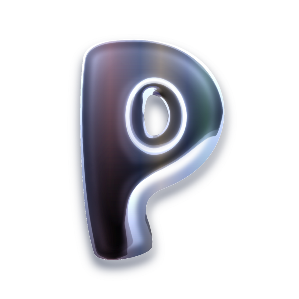 3d brev p png